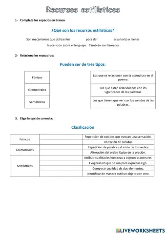 Recursos estilísticos 6A