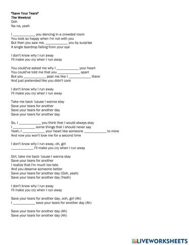 Regular and Irregular Verbs Listening Practice