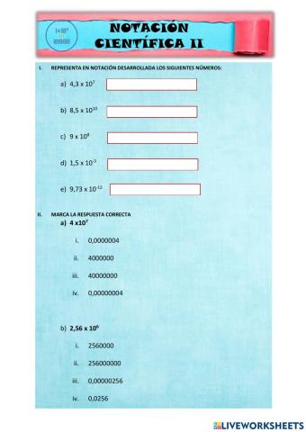 Notación científica