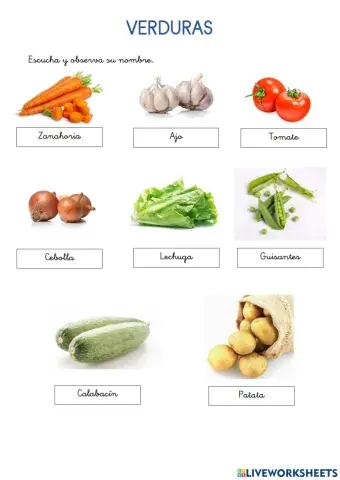 Verduras