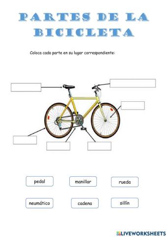 Partes de la bicicleta
