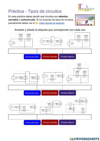Práctica - Tipos de circuitos eléctricos