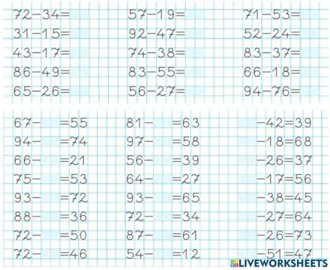 Kivonás 2. osztály