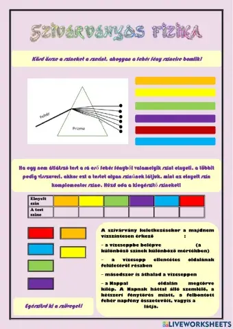 Szivárványos fizika