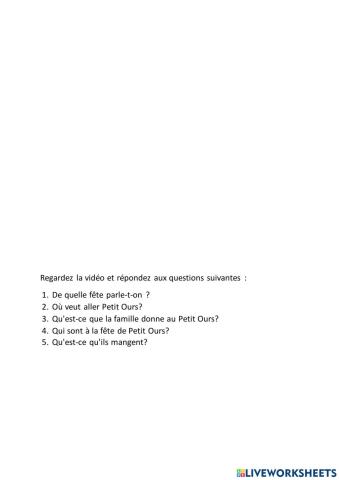 Video, petit ours brun