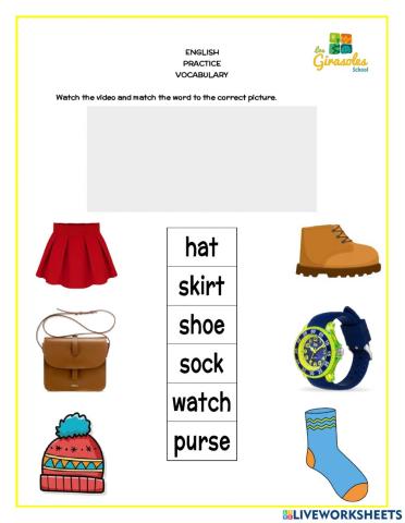 Vocabulary Practice - Clothes