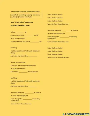 Shallow-lady gaga, bradley cooper