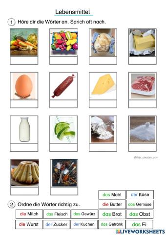 Lebensmittel - Einführung