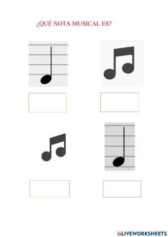 que nota musical es