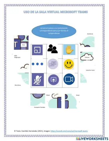 Uso sala virtual Microsoft Teams