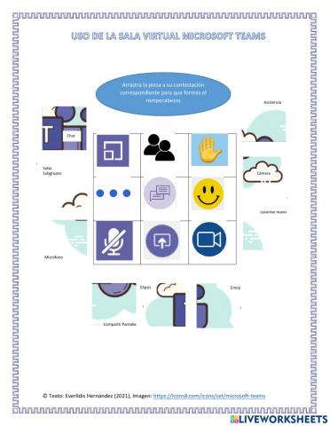 Uso sala virtual Microsoft Teams