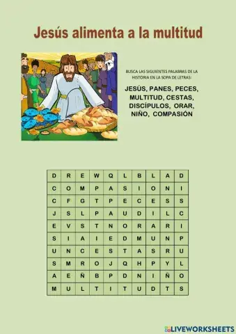 Jesus alimenta a multitud