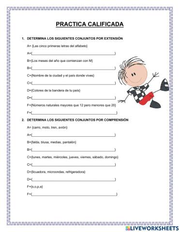 Determinacion de conjuntos