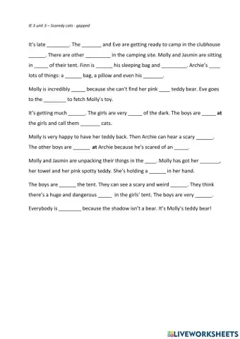 IE 3 - unit 3 - Story