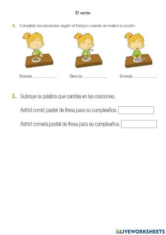 Español 2G-El verbo p180y181