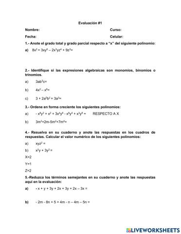 Introducción al álgebra
