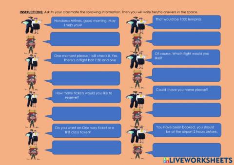 Making a reservation