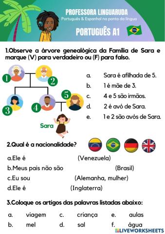 Teste de Português (A1)