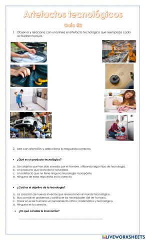 Artefacto tecnológicos