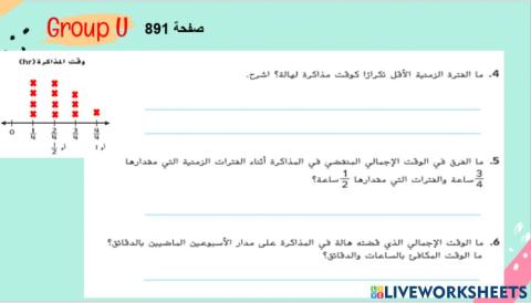 التمثيلات البيانية بالنقاط المجمعة المستوى 1