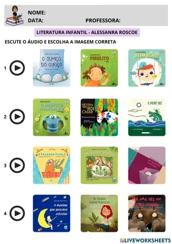 LITERATURA INFANTIL - ALESSANDRA ROSCOE