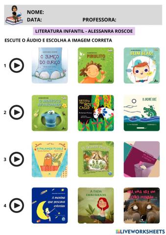 LITERATURA INFANTIL - ALESSANDRA ROSCOE