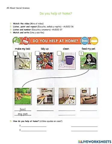 Do you help at home?