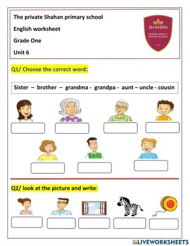 Family and friends 1- unit 6