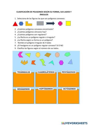 Clasificacion de poligonos