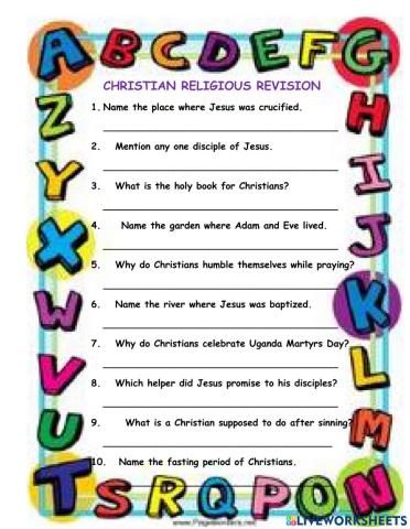 Christian Religious Revision