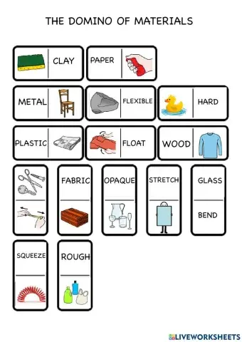 The domino of materials