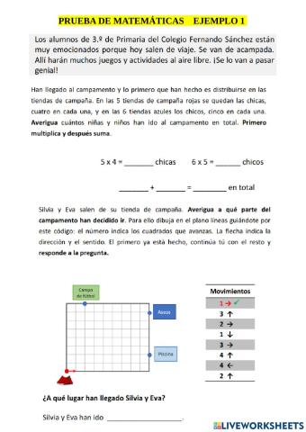 Prueba externa tercero 1