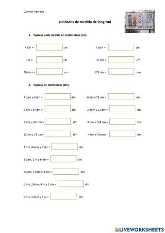 Unidades de medida de longitud