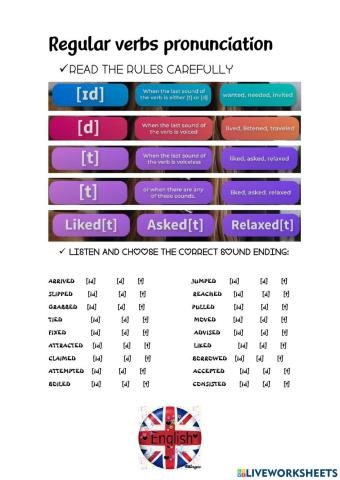Regular Verbs