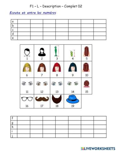 F1 - L - Description - Complet - Numérote 02
