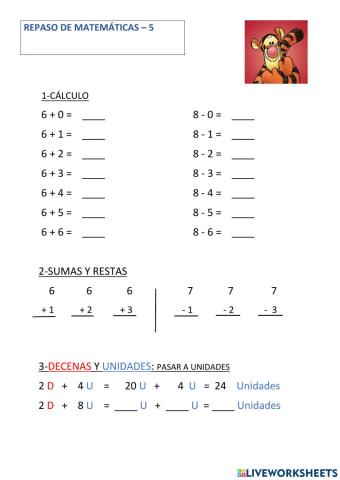 Matemáticas - 5