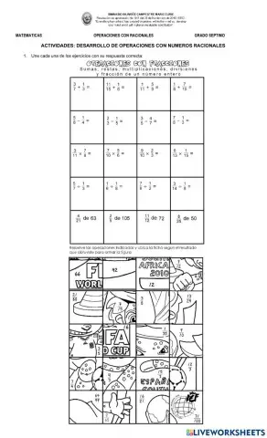 Operacion con fracciones