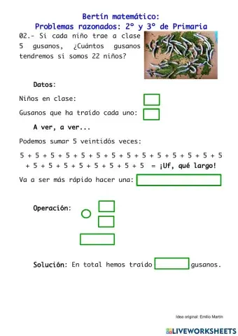 02- Problemas razonados de multiplicaciones