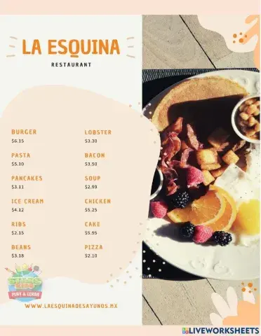 Aliens - the food court- lesson 4