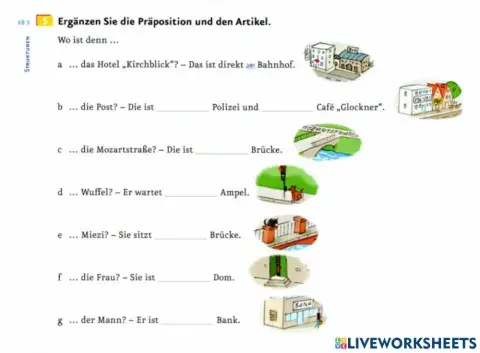 Präpositionen Dativ