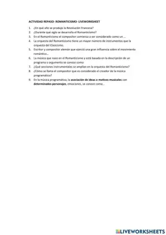 Romanticismo musical