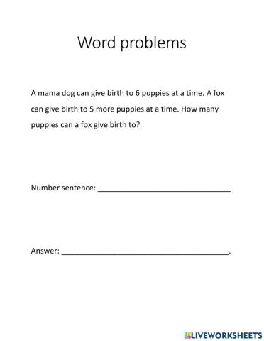 Word Problems - 9