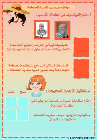 نظرية المحاكاة