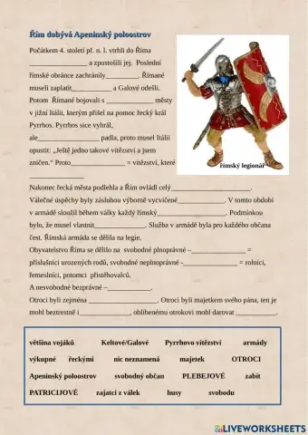 Řím dobývá Apeninský poloostrov