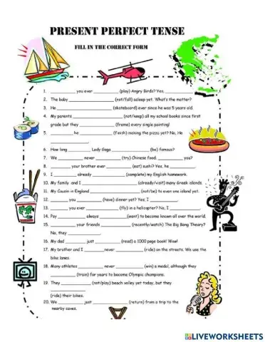 Present perfect simple