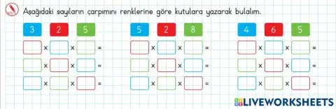 Çarpma İşleminde Değişme Özelliği