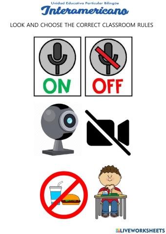 Classroom rules