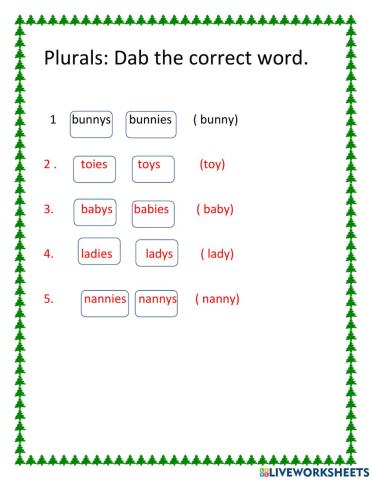 Plurals