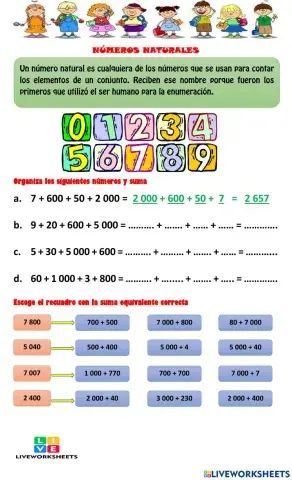 Números naturales