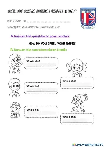 Second Grade Exam II Unit